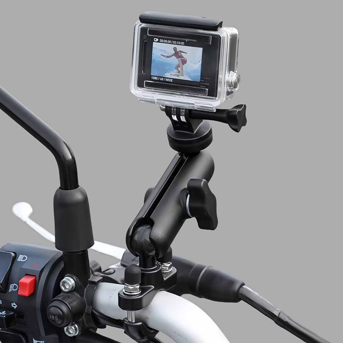 Temu Motorcycle Dash Mount, Action Fixed Mount, Gimbal Mount, Mount Accessories-image