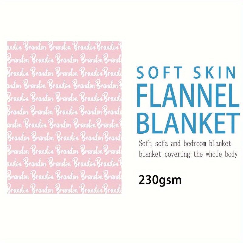 TEMU 1pc Blanket Personalized Blanket For Son Blanket Blanket Sofa Blanket Tv Blanket