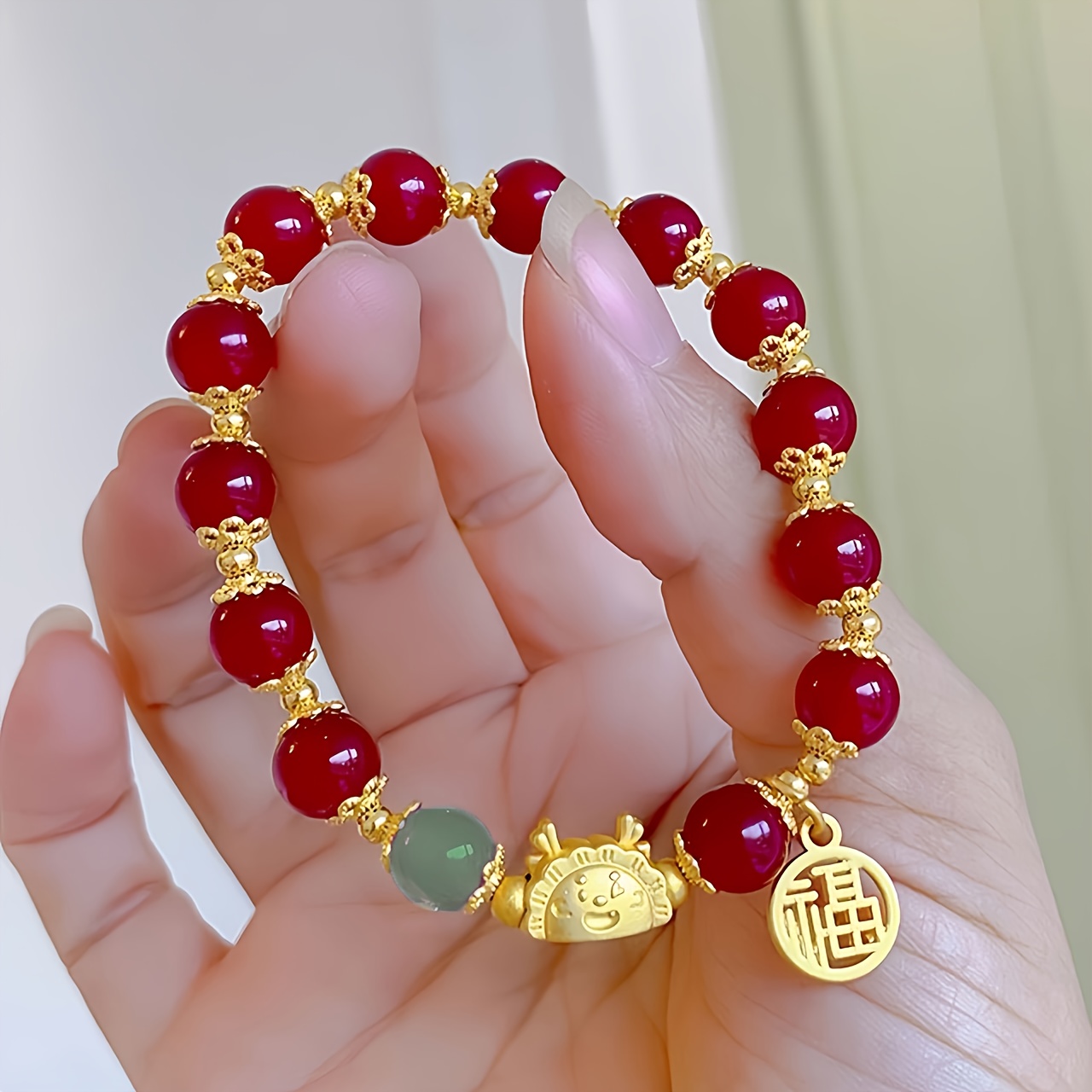 Lucky charm red on sale bracelet