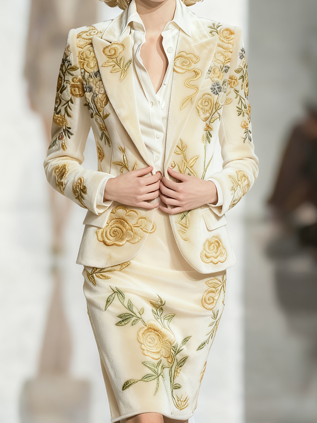 white christmas dresses Vintage Emanuel Ungaro Suit Dress – NARRO main image 1