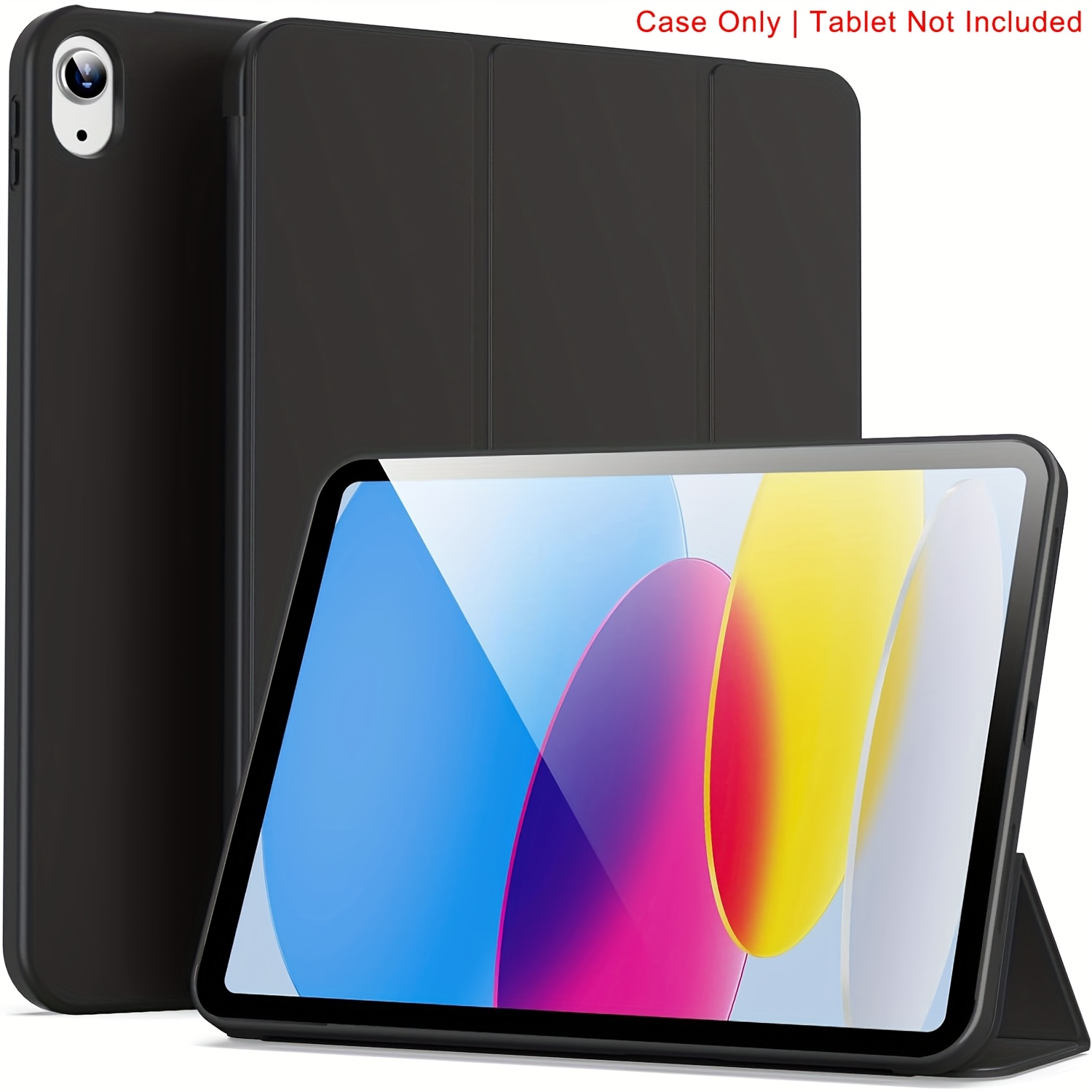 TEMU Tablet Case For Ipad 10th 2022/11th 2025 (a16) 10.9'' 11'' A3355/a3356/a3354 A2757/ A2777/a2696 Synthetic Leather Magnetic Flip Stand Cases Soft