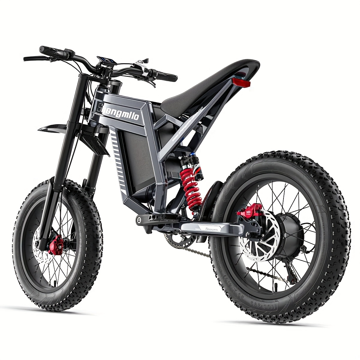 christmas gift   electric mountain bike 60 v 30 ah hydraulic     gears 20 x 4 0 wide tyre double shoulder shock absorber adult mountain electric motorcycle bike Product details 0