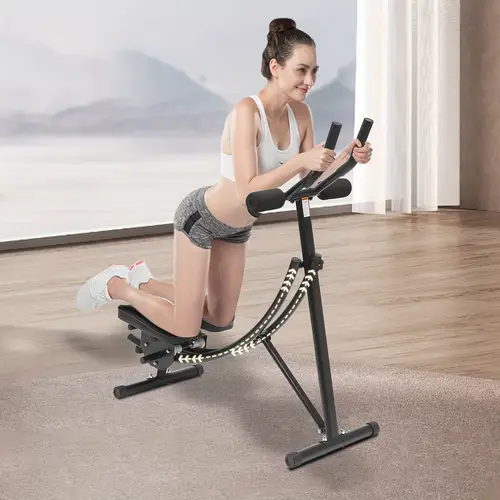 ab machine coaster abdominal trainer gym core workout equipment