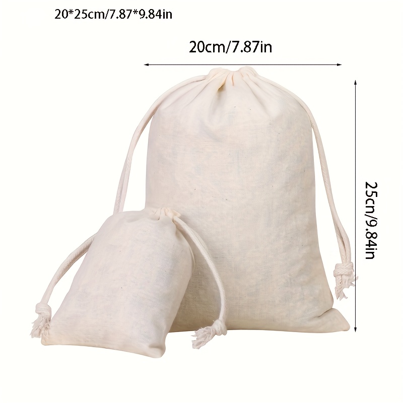 TEMU Gift For Her/him 12 Drawstring Closure Bags, Gift Bags, Cinch Bags, Dustproof Storage Breathable Bags, Outdoor Storage Bags For Organizing Small