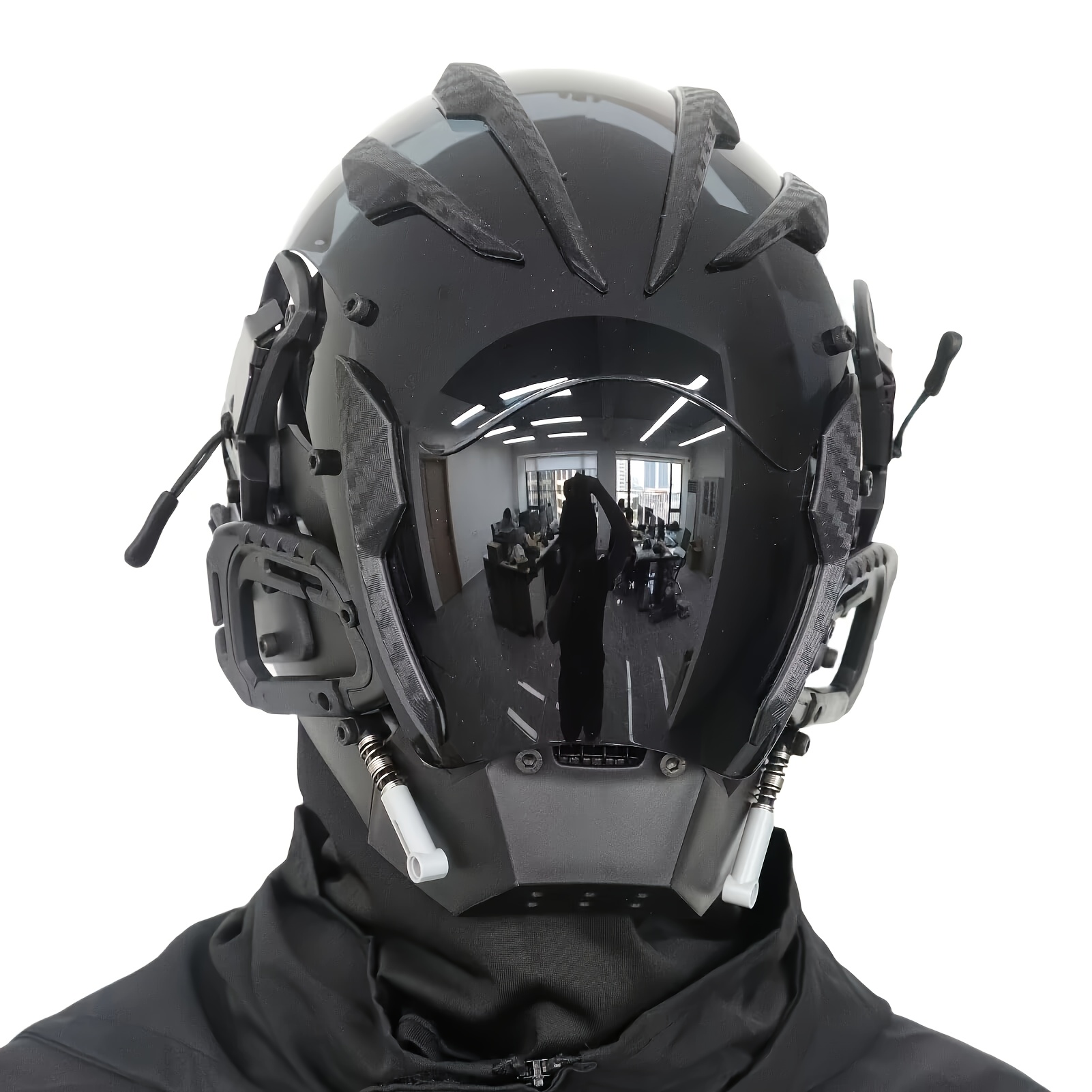 

Cyberpunk Cool Punk Mask, Premium Unique Helmet Design Dress Up Accessories, Cosplay Photo Props, Supplies, Gift & Collection, For Gifts