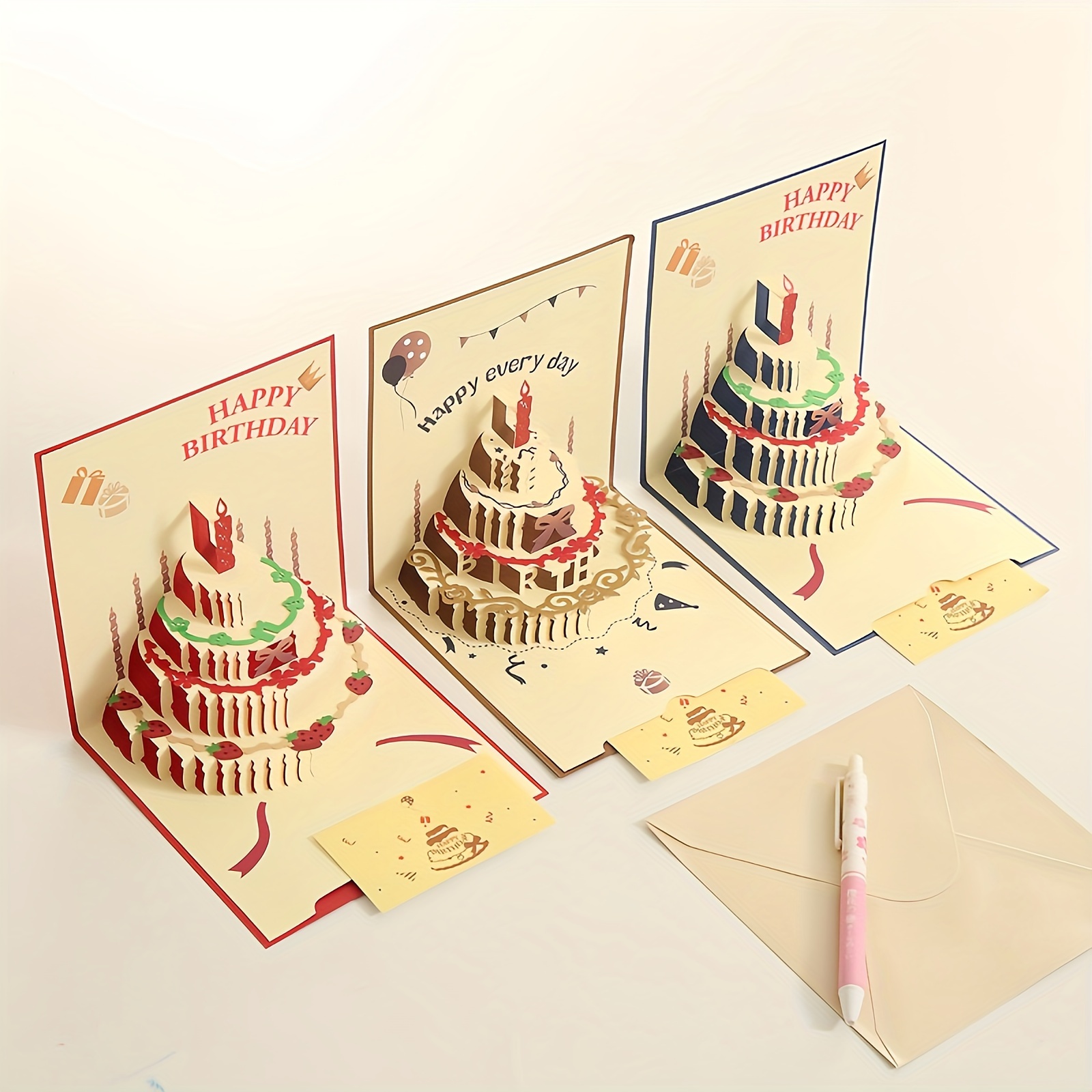 

3d Pop-up Birthday Card - Perfect For Anyone, Including Spouse, Parents, Siblings & Friends