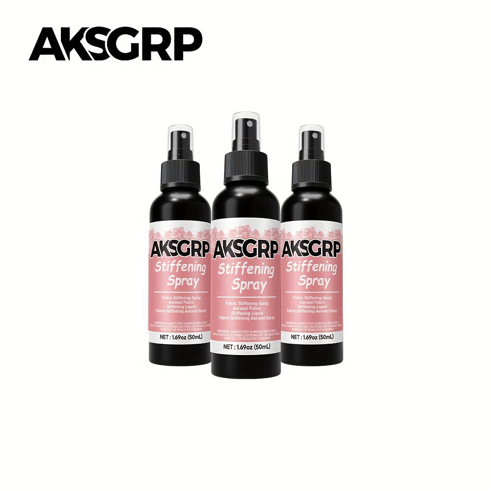 3-pack : Handmade Diy Fabric Styling Spray, Water-based,, , Sets Hats, Bags, And Models In