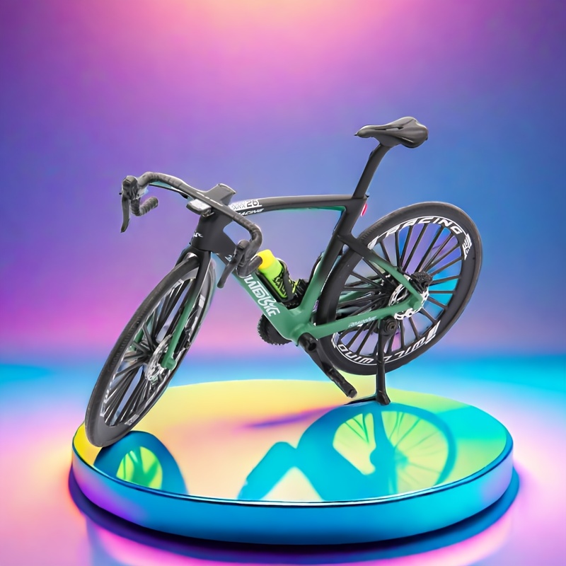 new realistic model bicycle finger home decoration in purple
