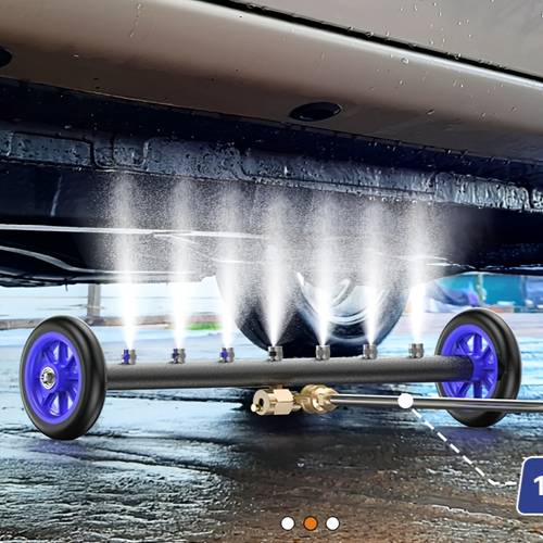 22 inches 56 cm blue pressure washer 2 in 1 pressure washer 7 hole nozzle cleaner 1 4 quick connect 4000 psi water broom