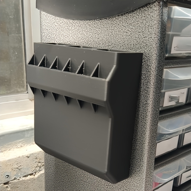 E-shop Ein magnetischer, wandmontierter Werkzeuginhaltsorganisator, der an der Rückseite -Magnete verwendet (kein Kleber erforderlich) und 6 Pinzetten