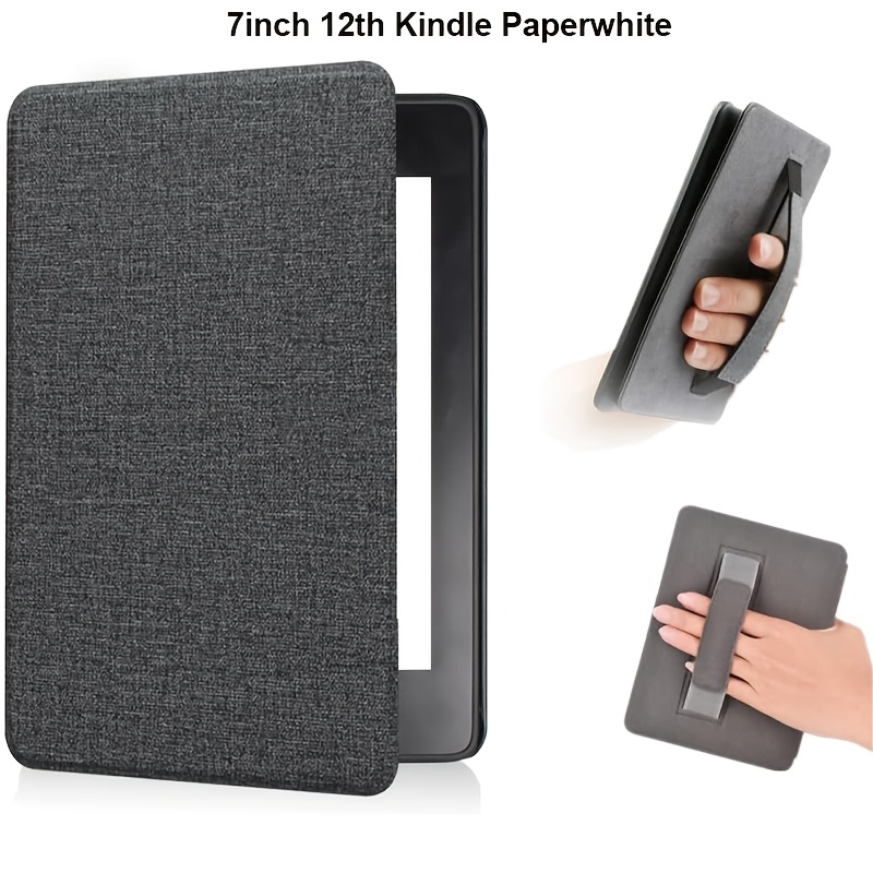 Image of Case Cover With Hand Strap Belt For 7" All-new Paperwhite 12th 2024 Or Colorsoft 2025 1st , With Auto Sleep/wake Function