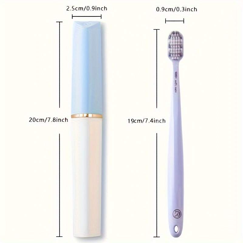 Luxury Travel Soft Manual Toothbrush with Independent Case