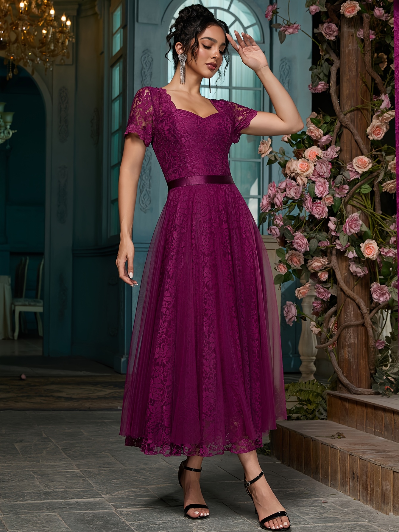 womens fashion elegant cocktail party dress wedding guest