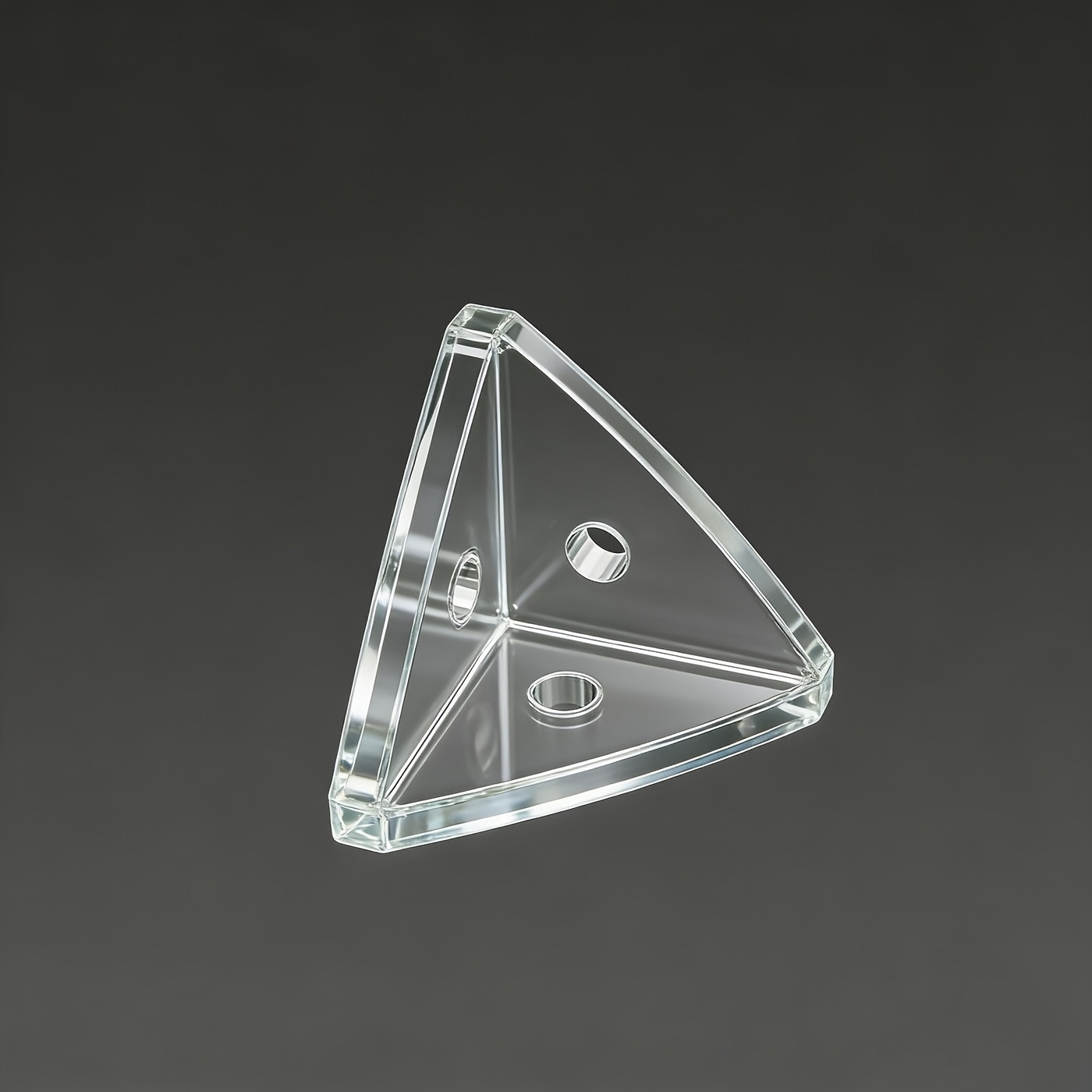 TEMU Soportes de esquina transparentes, conectores de fijación para vitrinas, escuadras triangulares en de L, anclajes de -, montaje, sujetadores de