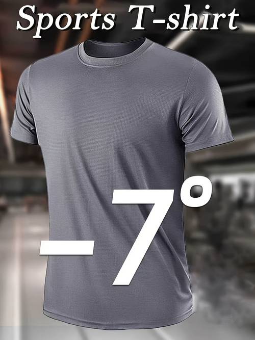 mens summer sports ultra thin moisture wicking breathable quick drying casual short sleeved solid color round neck basic outdoor running cycling training basic base sports breathable short sleeved