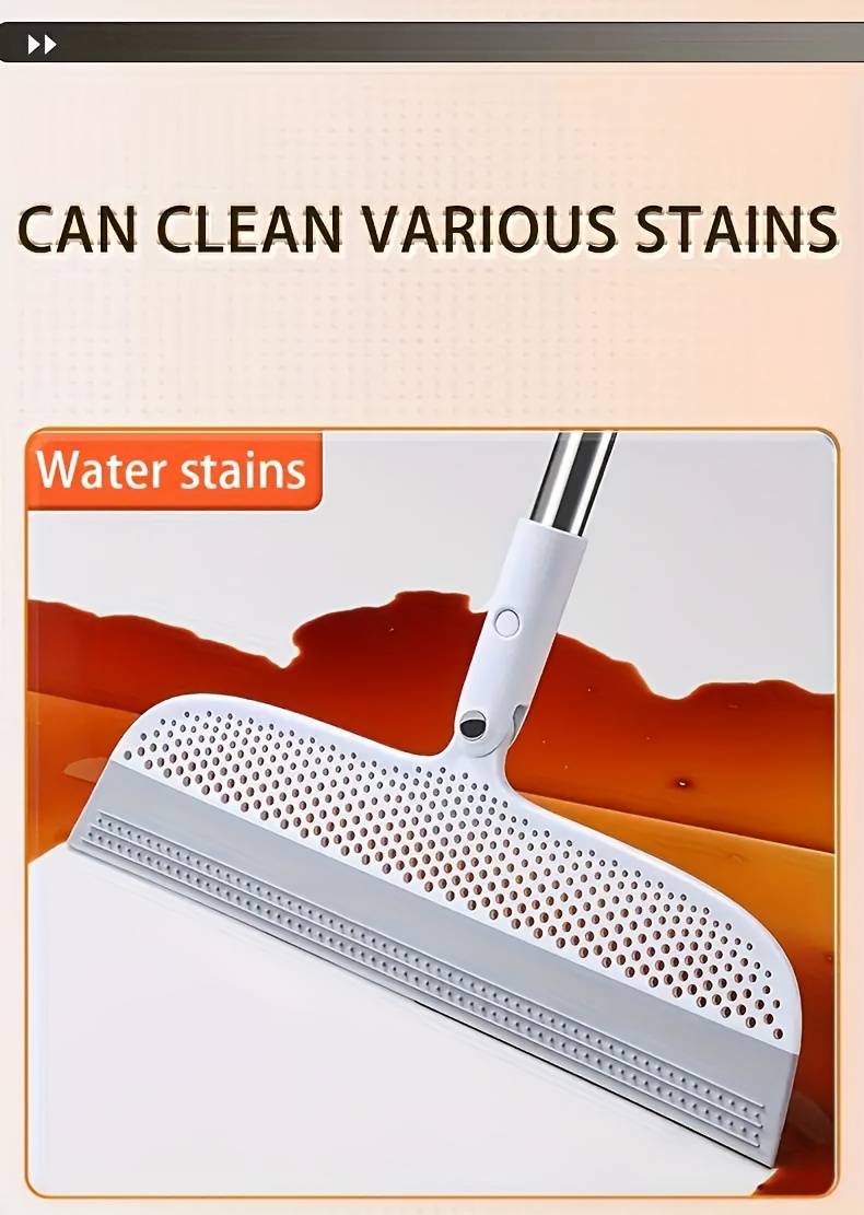 magic cleaning broom wiper squeegee floor scraper for bathroom hair removal sweeper wet dry use cleaning tool Product details 6