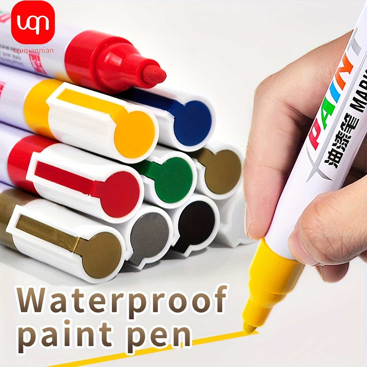 Waterproof Paint Marker Fade resistant Oil Based Medium Tip - Temu