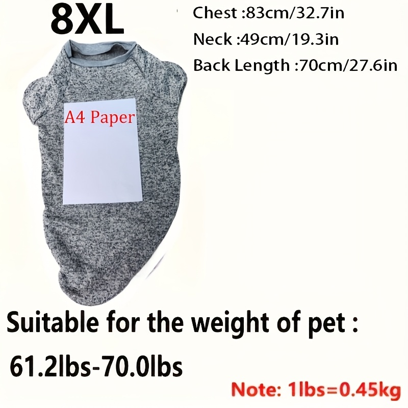 Image of 1pc Large Dog Sweaters For Winter Dog Classic Knitwear Sweater Soft Thickening Warm Dog Clothes For Medium Large Dogs