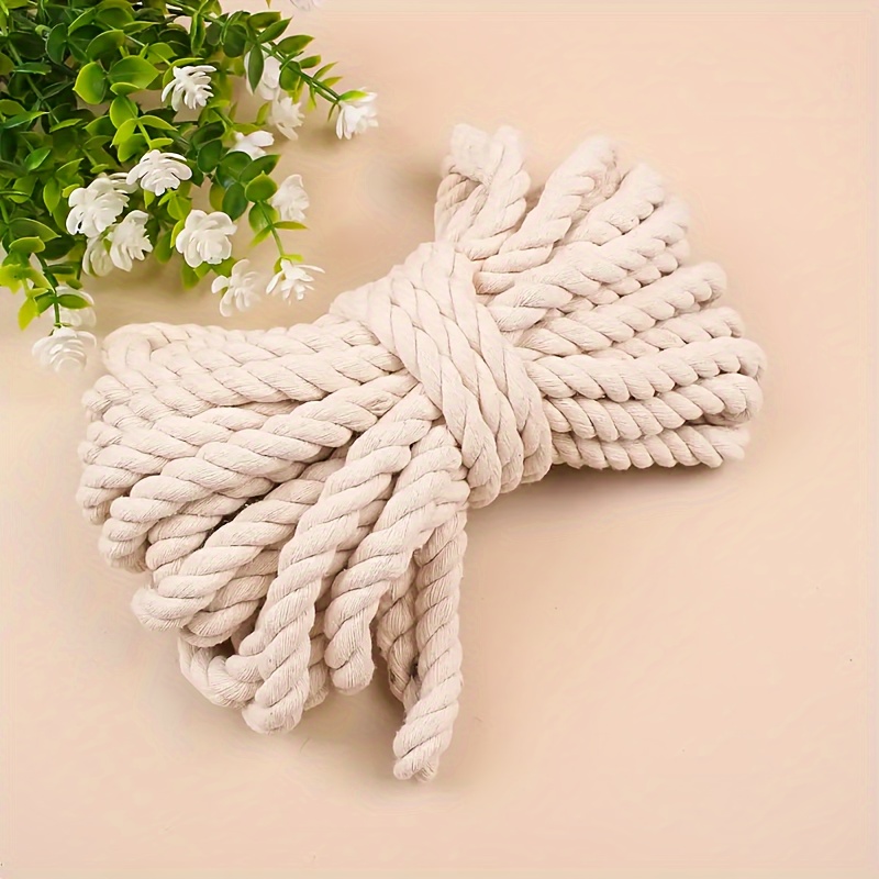 Image of 4 Meters Length, 10mm Thick Multi-strand Rope, Lace Rope, Suitable For Making, Hand Knitting, Home Decoration, Craft Decoration, Hanging Ornaments, Etc