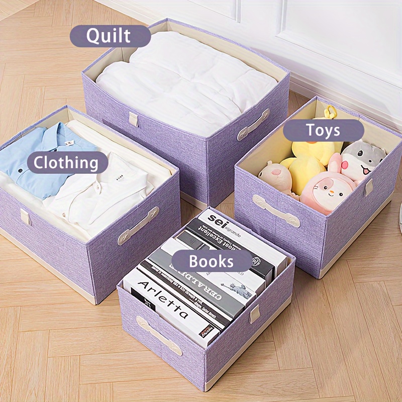 Baocc Storage Bins Storage Box Foldable Clothing Sundries Portable