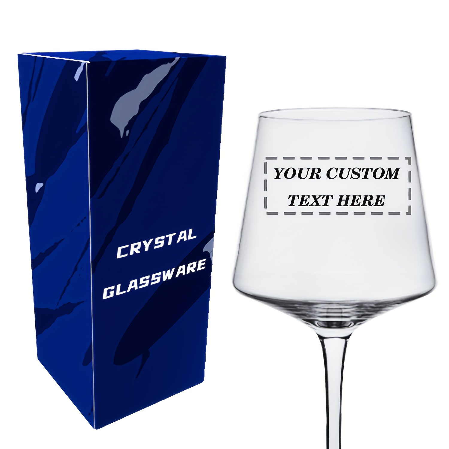 Verre à Vin Personnalisable Pour Femme 70 Ans - Message Et Prénom Au Choix - Cadeau Anniversaire