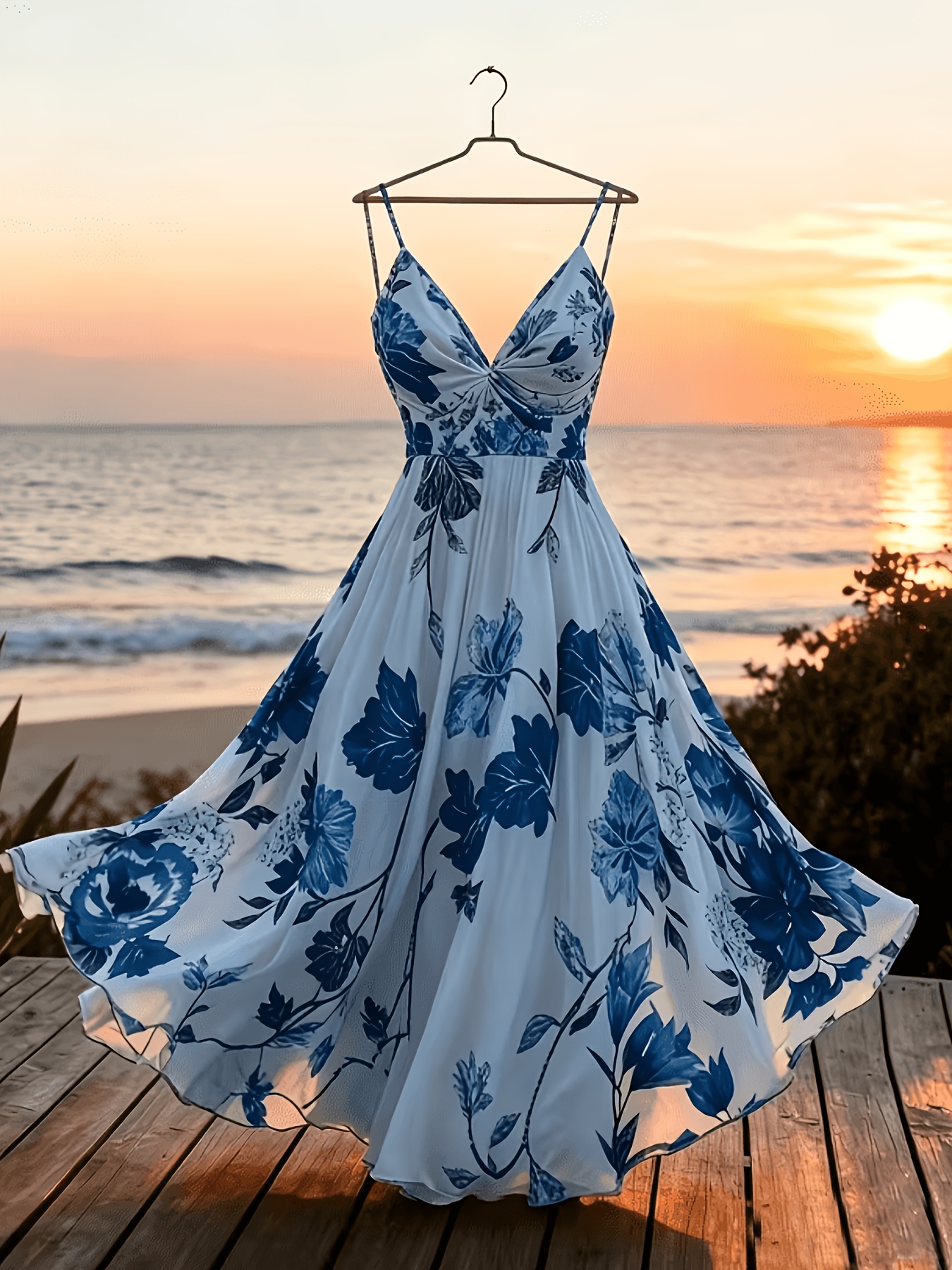 womens floral print sleeveless dress casual  