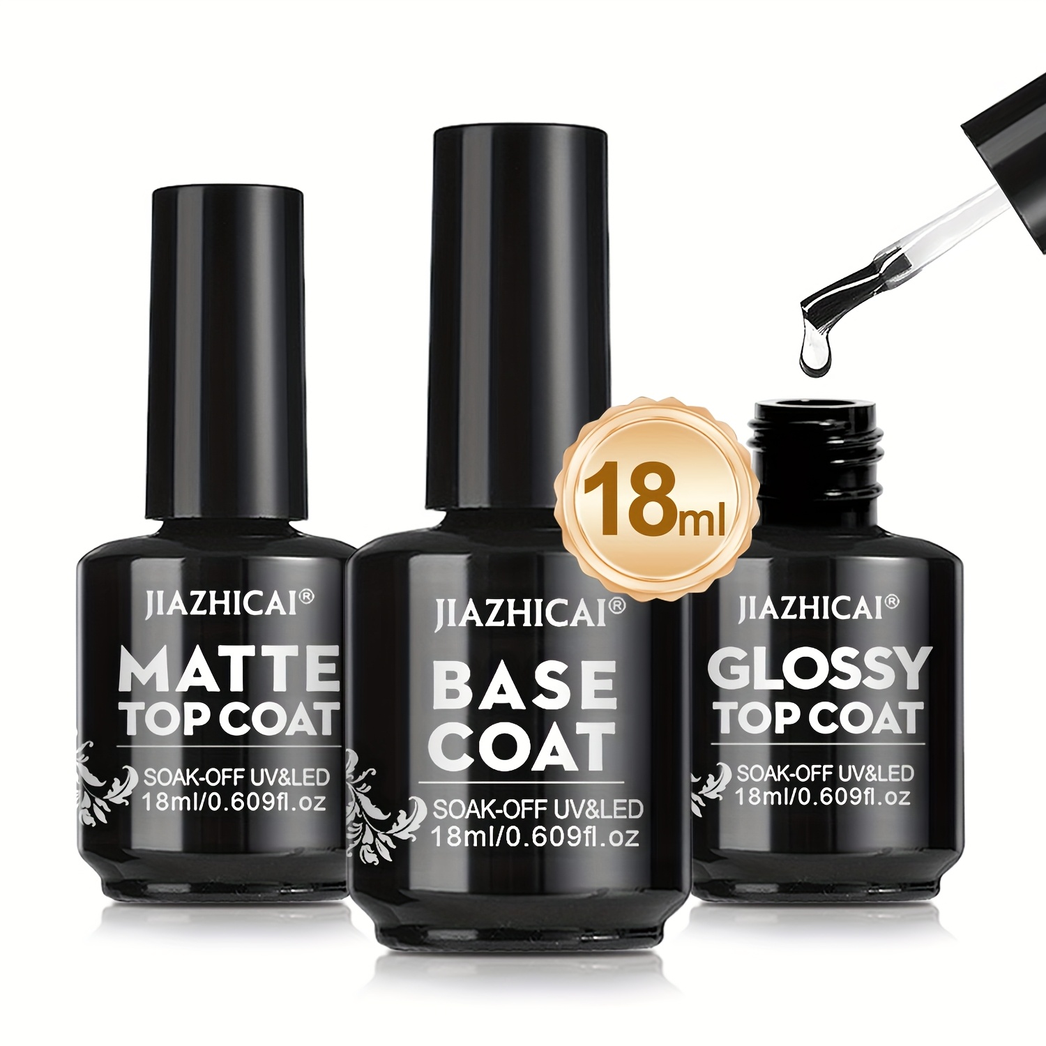 18ml baslager + tempererad + matt överlager - Temu Sweden