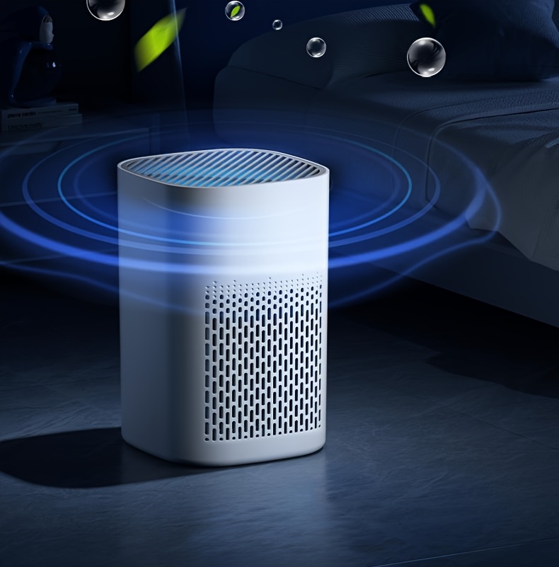 HEPA Air Purifier for Home, Deodorizing for Office Living Room Bedrooms, for Smokers, Odor, Dust, Pollen, Pet Dander, Car Air Fresh for Bedroom Office Halloween Christmas Independence Day Gift