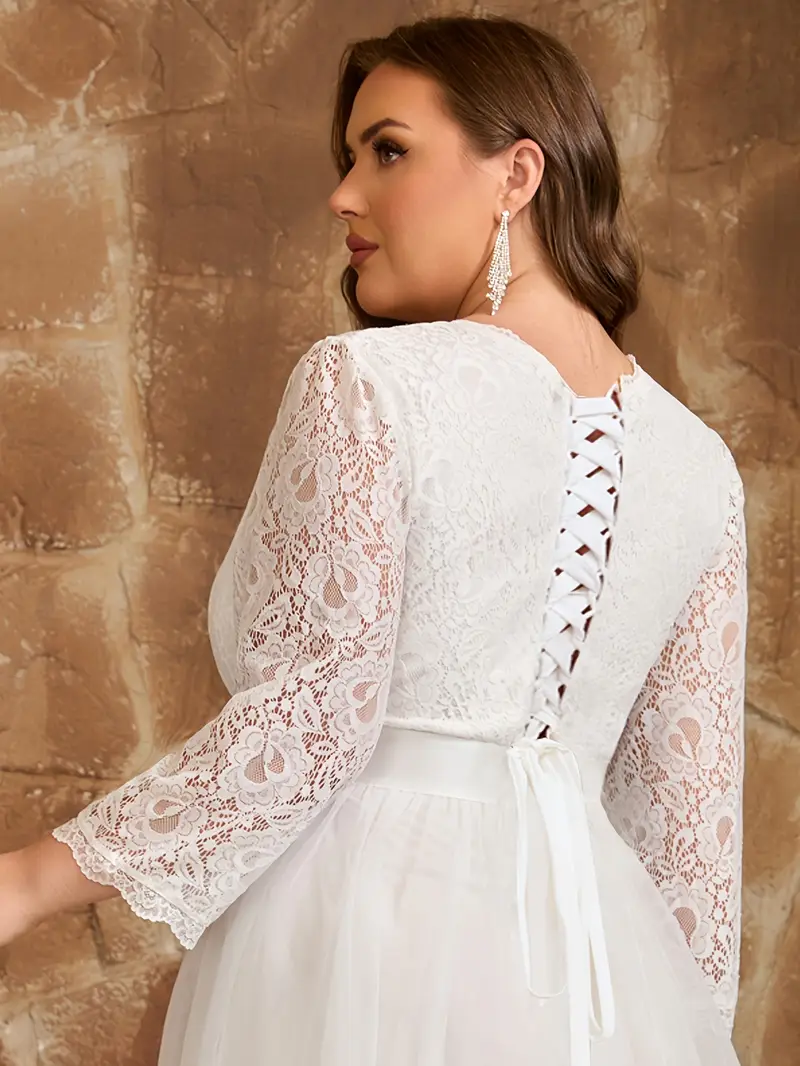 long sleeve white dress bachelorette party white dresses long formal Chic White Satin Long Sleeves A-Line Wedding Dresses Long