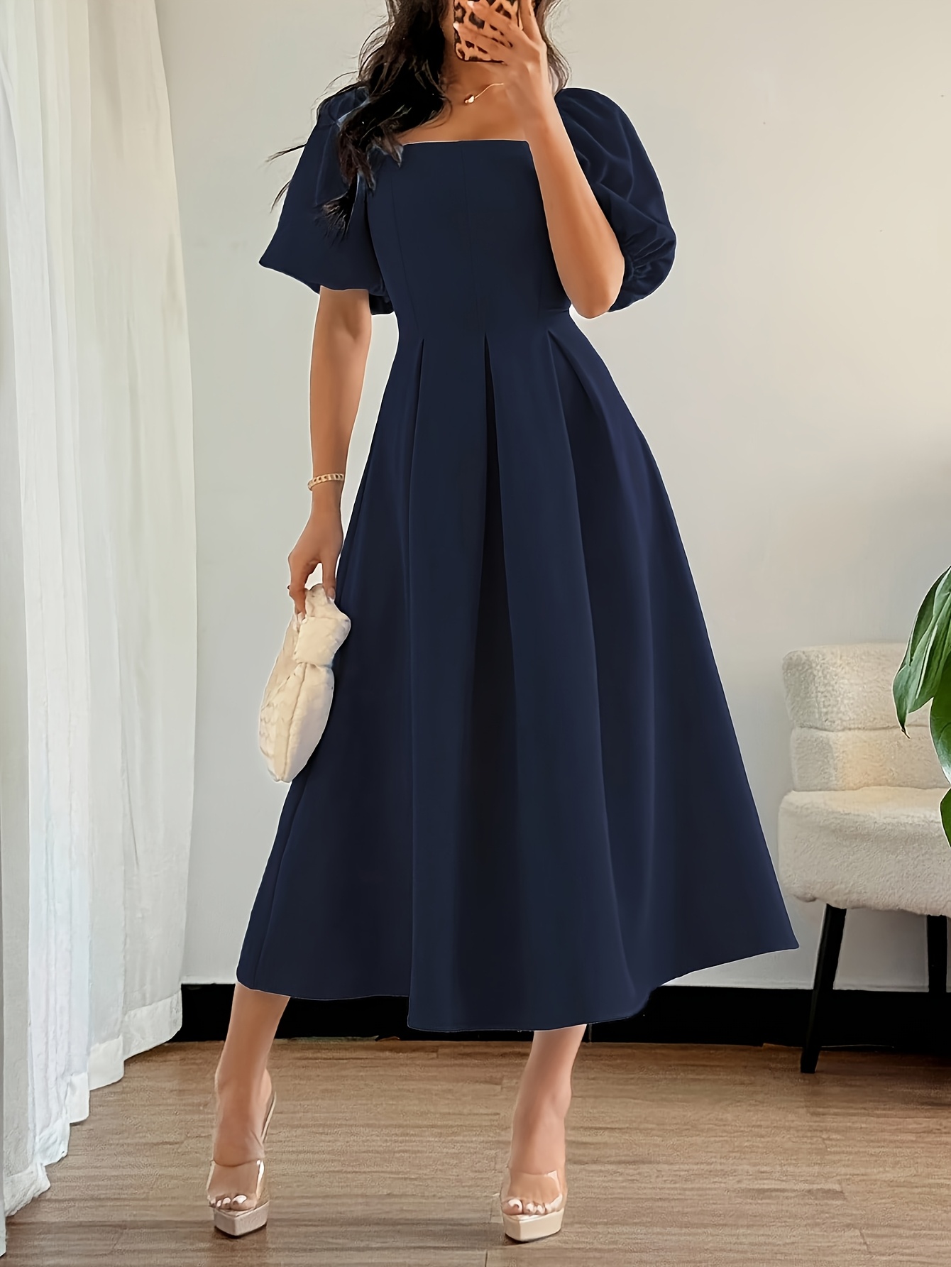 navy blue dress for baby girl Trina Turk Women's Approach Dress - Blue main image 0