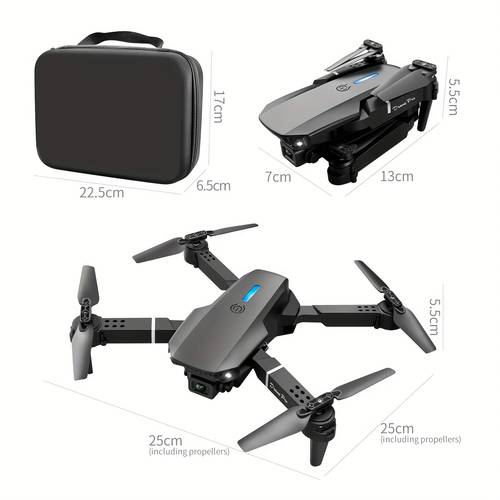 e88max 2025 with hd display screen 2 long flight batteries brushless motor intelligent tracking emergency obstacle avoidance indoor outdoor rc for adults beginners holiday gift outdoor aerial photography foldable highstability propellers high quality