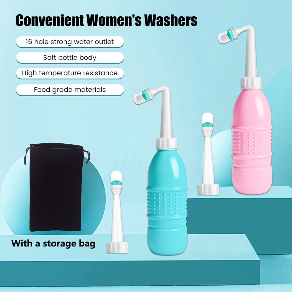 

Portable Travel Bidet For Body & Private Parts Washer Tool, Feminine Care Perineal Wash Bottle, Portable Camping Bidet With Storage Bag For Women