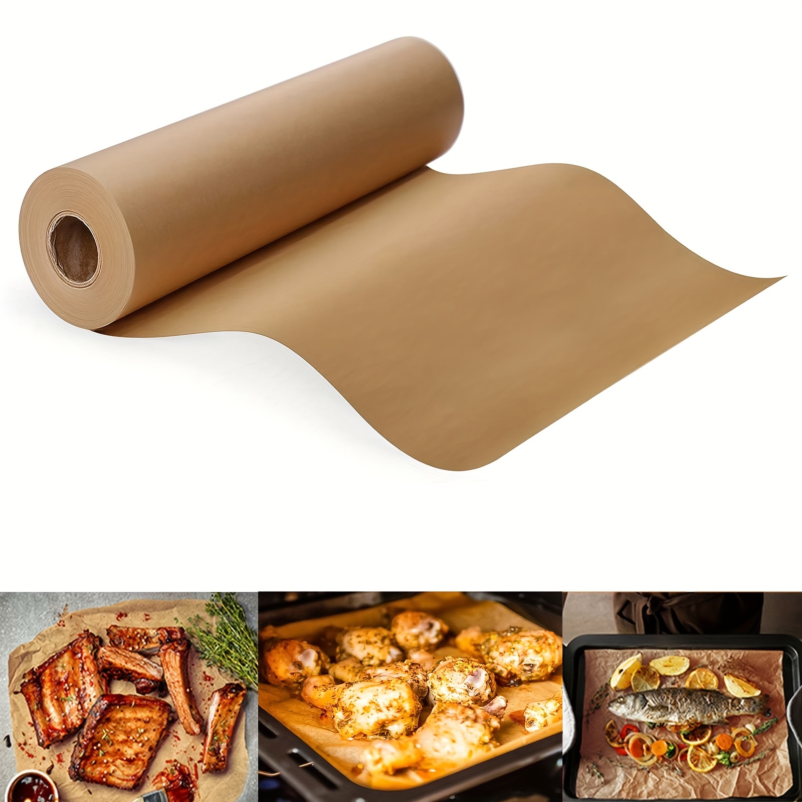 

Heavy-duty Non-stick Parchment Paper Roll - Perfect For Baking, Cooking, Grilling & Air Fryer - Versatile Kitchen Gadget For Holidays (halloween, Christmas, Easter, Thanksgiving, Graduation)