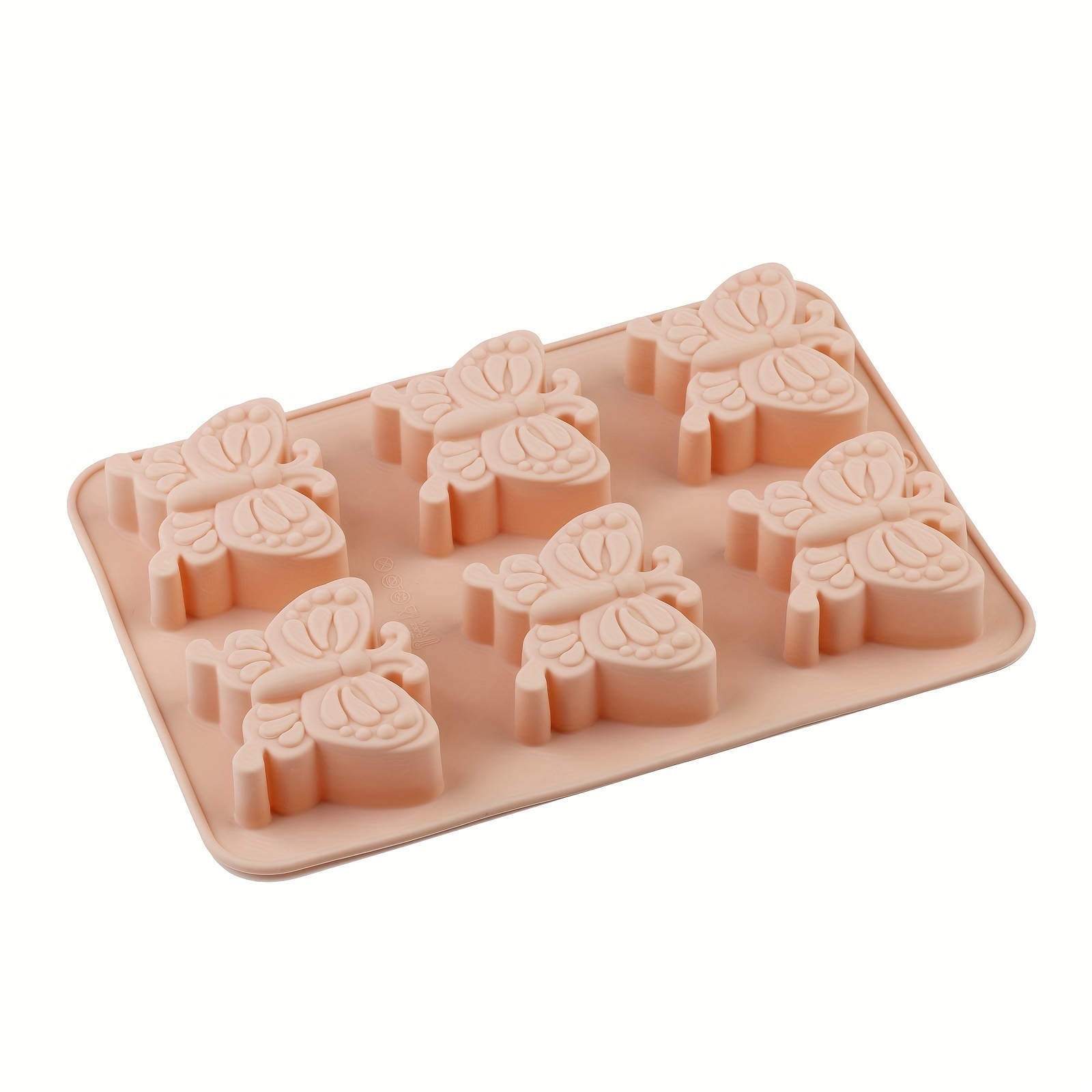 TEMU Silicone Mold In Of A , Pink/blue 6-cavity Silicone Cake Mold, And Easy To Release For Baking, Suitable For Making Cakes, Soaps, Desserts,