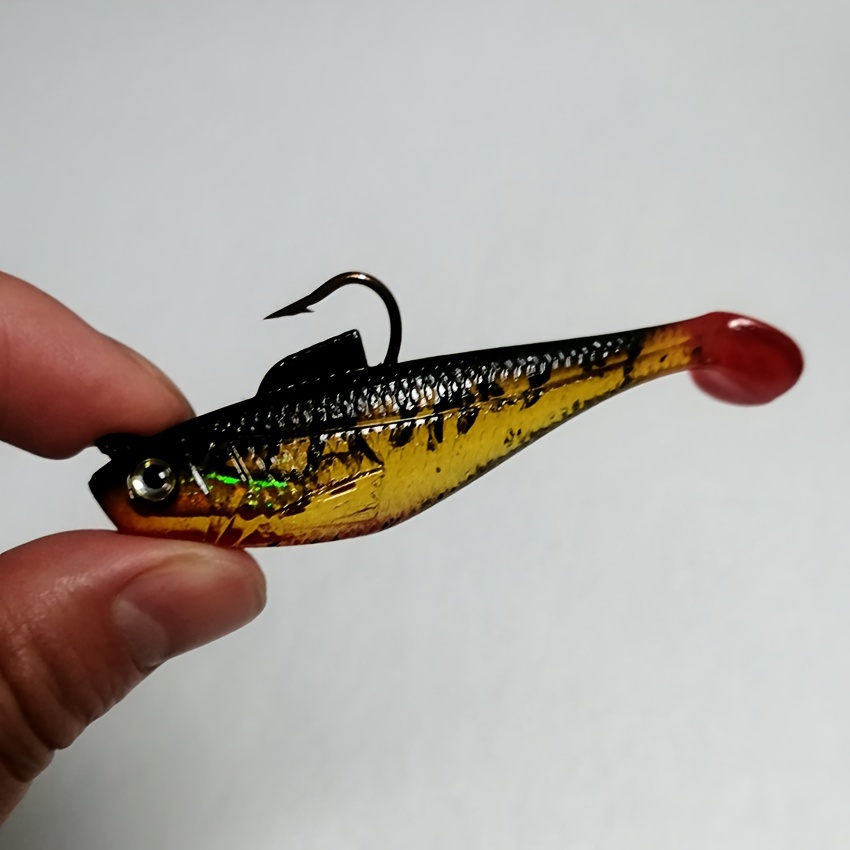Fishing Lures for Bass, Pre-Rigged Jig Head Soft Fishing Lures with Hooks,  Paddle Tail Swimbaits for Bass Fishing, Trout Pike Walleye Bass Sinking  Baits Kit - China Fishing Tackle and Fishing Lure