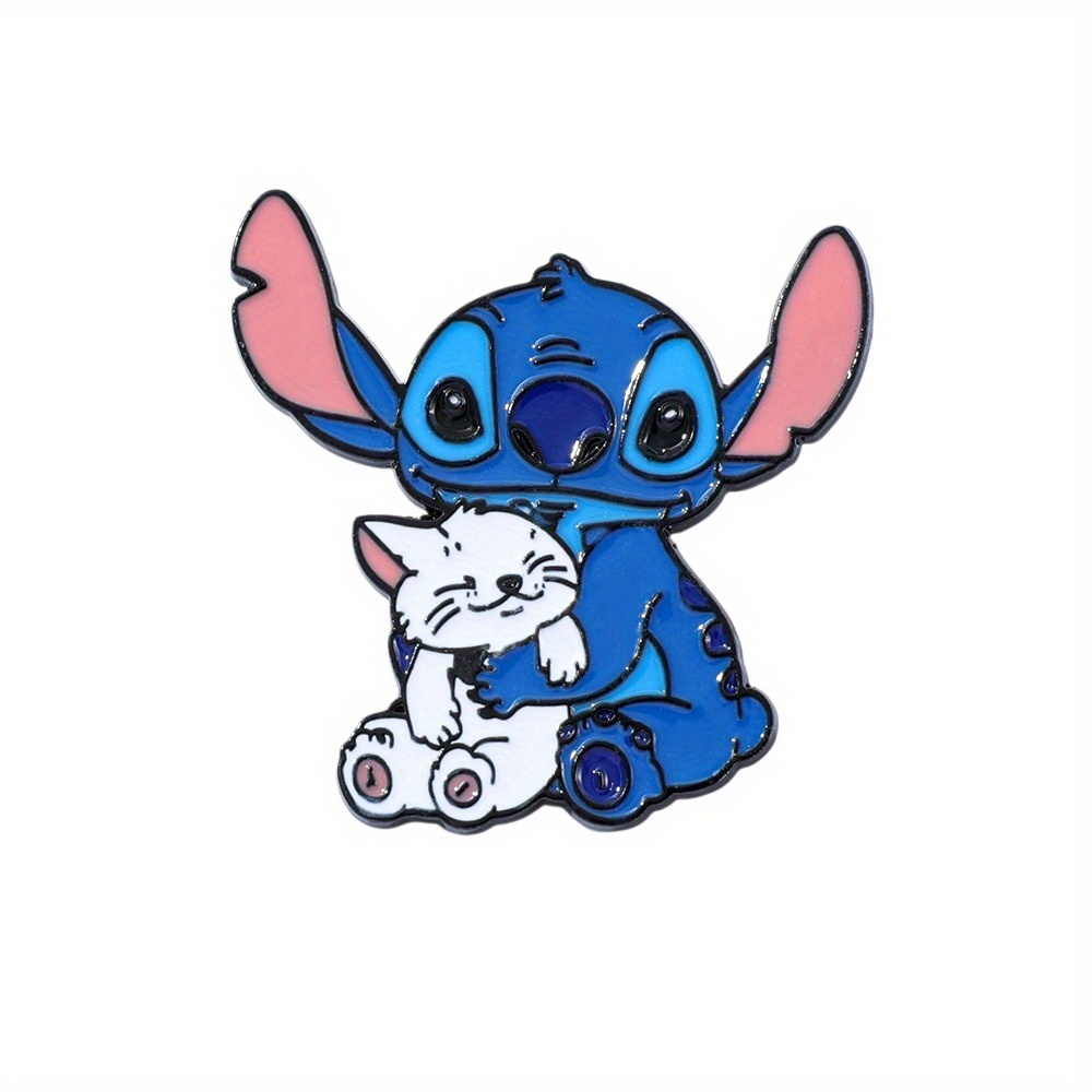 E-shop Cartoon-Anime-Brosche, kreative Stitch-Katze-Emaille-Anstecknadel, Metallabzeichen, Schmuck, Zubehör für Kleidung, Rucksack, Geschenke