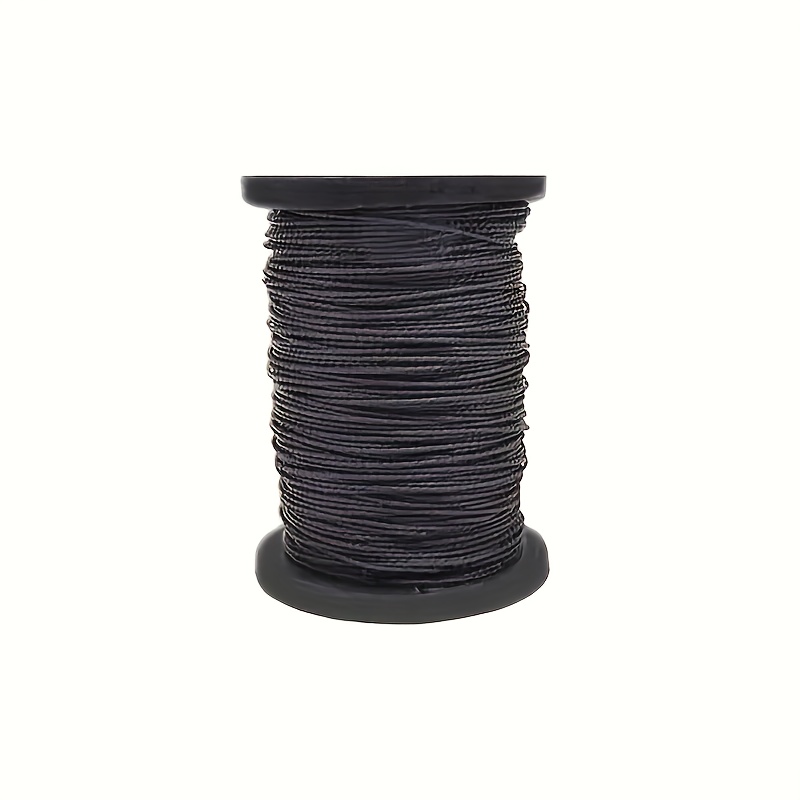 TEMU Corde en nylon durable pour bricolage, ficelle de -volant et réparation de chaussures - 50 corde en nylon double , non extensible, fil de