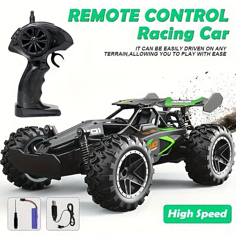 

High-speed Off-road 2.4g Remote Control Car - Drifting Up To 15km/h, Anti-collision Settings, Rubber Big Tires Christmas, Halloween, Thanksgiving Gift