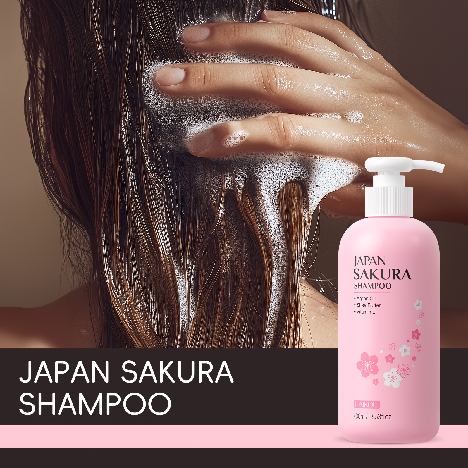 Sakura Japan – Shampoing Sakura 400ml