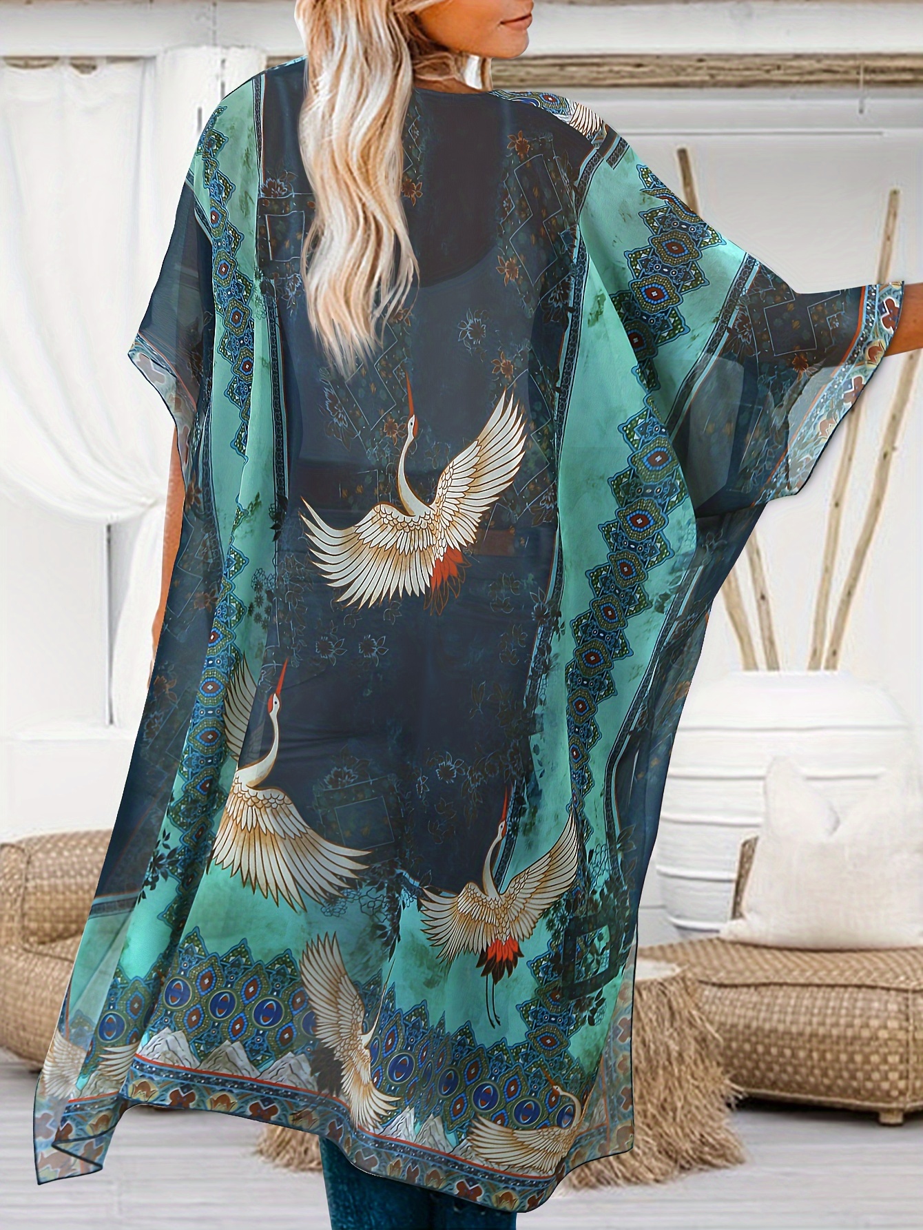 vestido boho vestido cigana manga longa