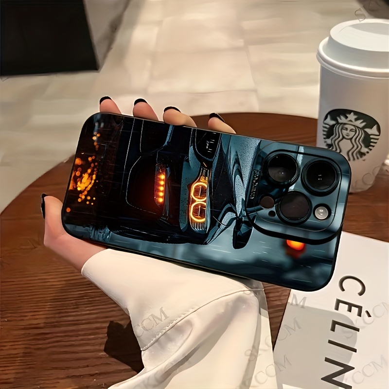 Un nuevo estuche de teléfono deportivo con tema de lluvia es un gran vendedor - Compatible con para for iphone 16E/7/8/Xr/Xs/X/11/12/13/14/15/16Pro Max/Plus, ofrece protección completa contra caídas y golpes / Estuche de teléfono impreso / Estuche de teléfono UV / Nuevo modelo de estuche de teléfono, perfecto como regalo para novios o