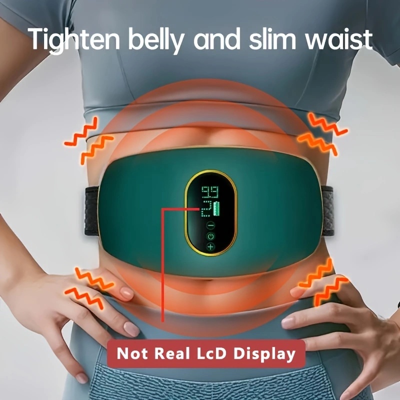 heated massage belt home use rechargeable vibrating machine - Temu United  Arab Emirates