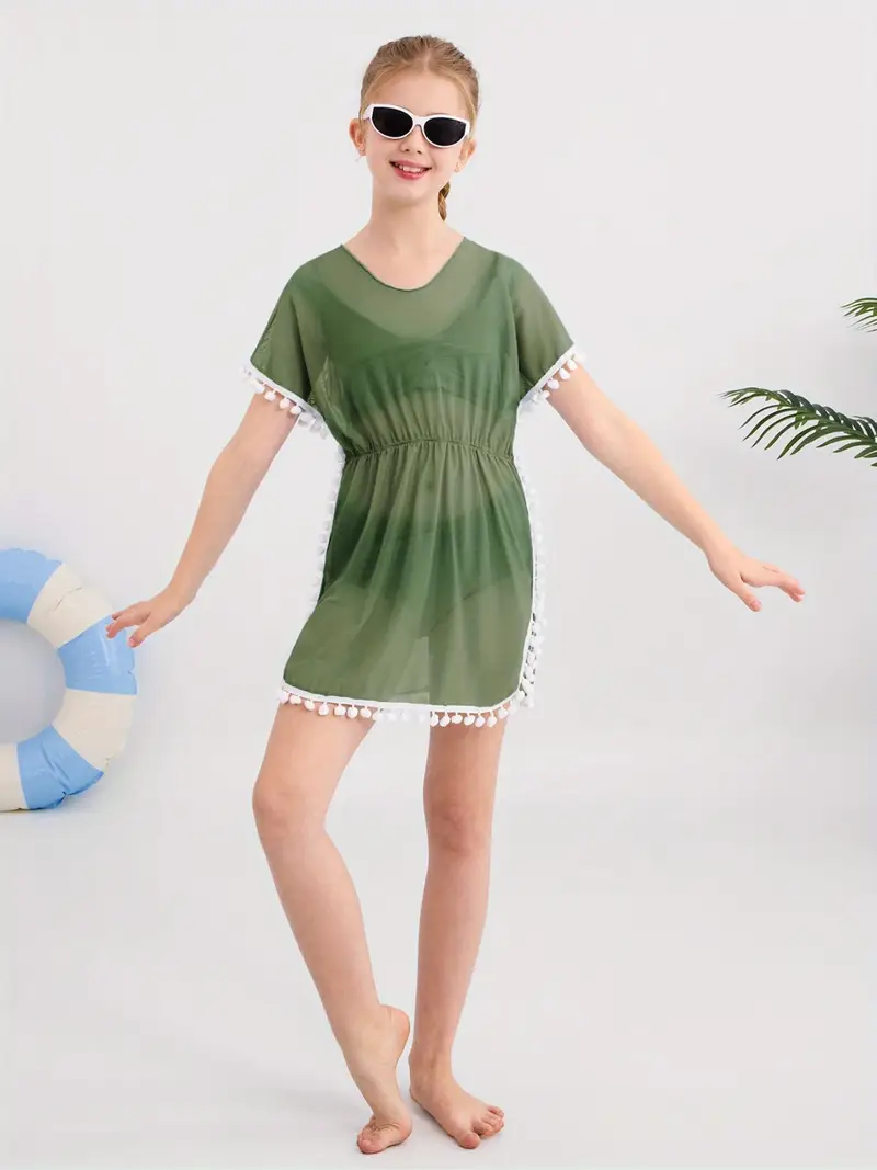 7 14y girls summer swimsuits cover ups beachwear bikini - Temu 7 14y girls summer swimsuits cover ups beachwear bikini - Temu