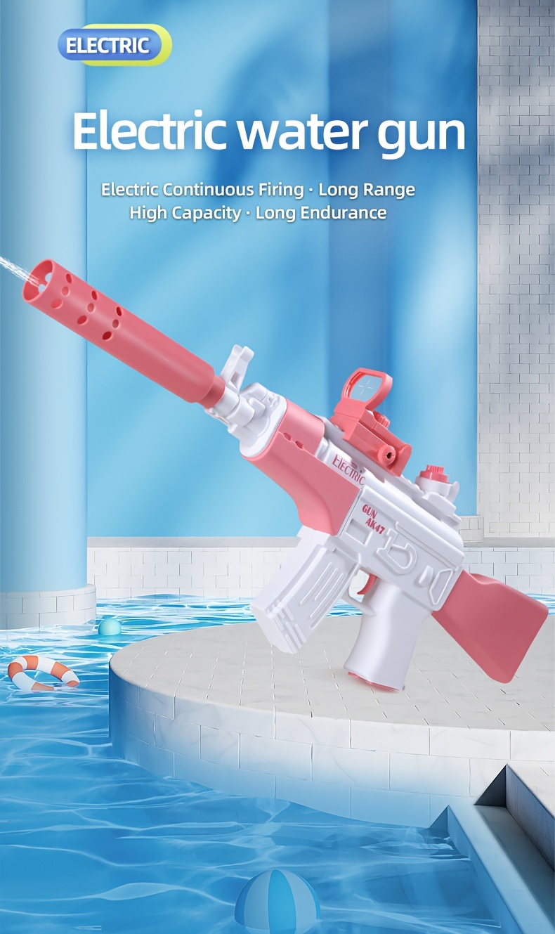 Ak47 Kids Electric Water Gun Usb details 0