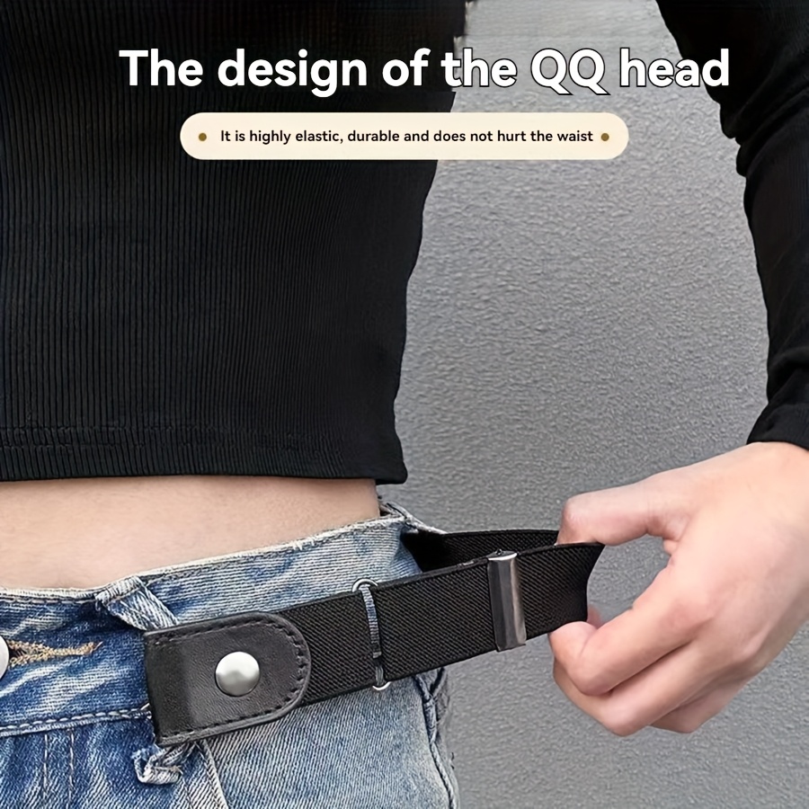 HAIRK Adjustable Elastic Waist Belt, Buckleless Invisible Design