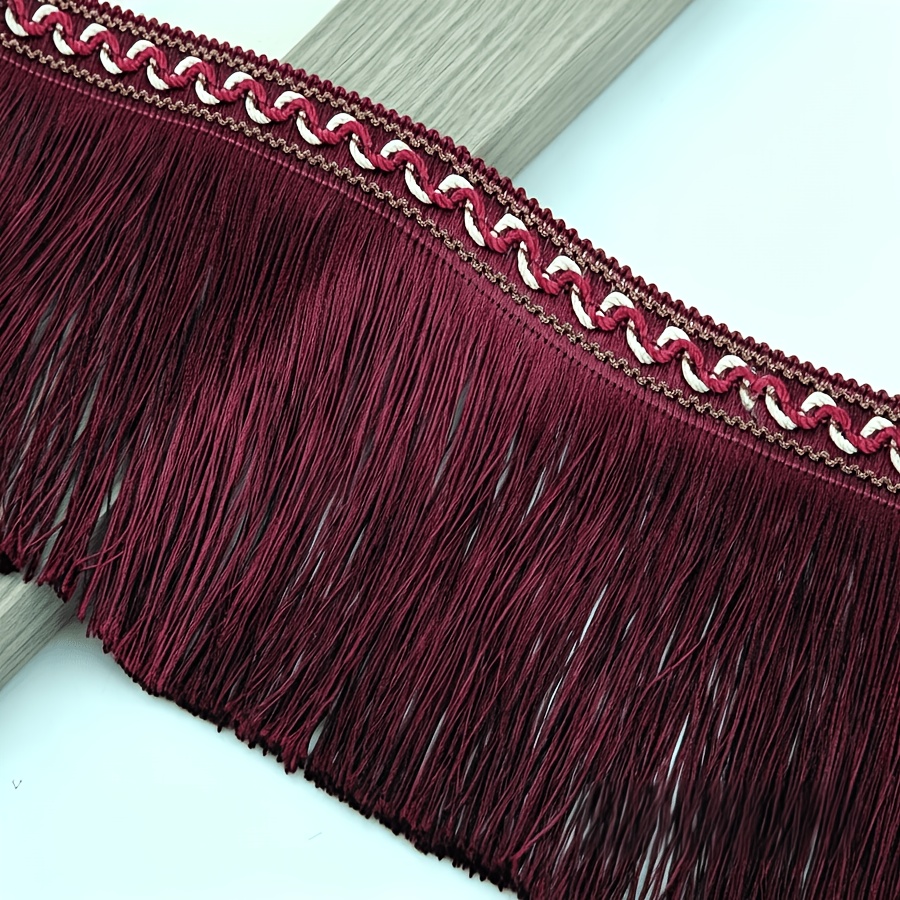 TEMU 13 Cm And Widened Tassel, 150 Cm Long Tassel Lace Tablecloth, Sofa Cushion, Decorative Lace Curtain, Craft Supplies, Decorative Tassel Edge