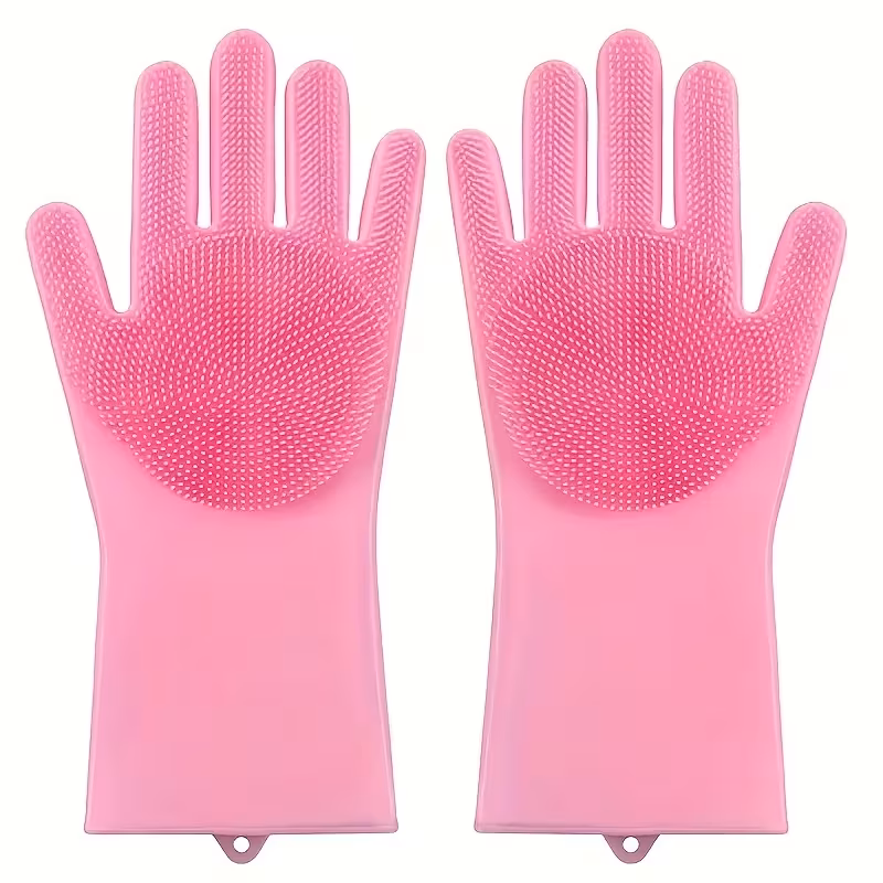 silicone dishwashing gloves durable kitchen gloves for women suitable for bedroom and kitchen use Product details 7