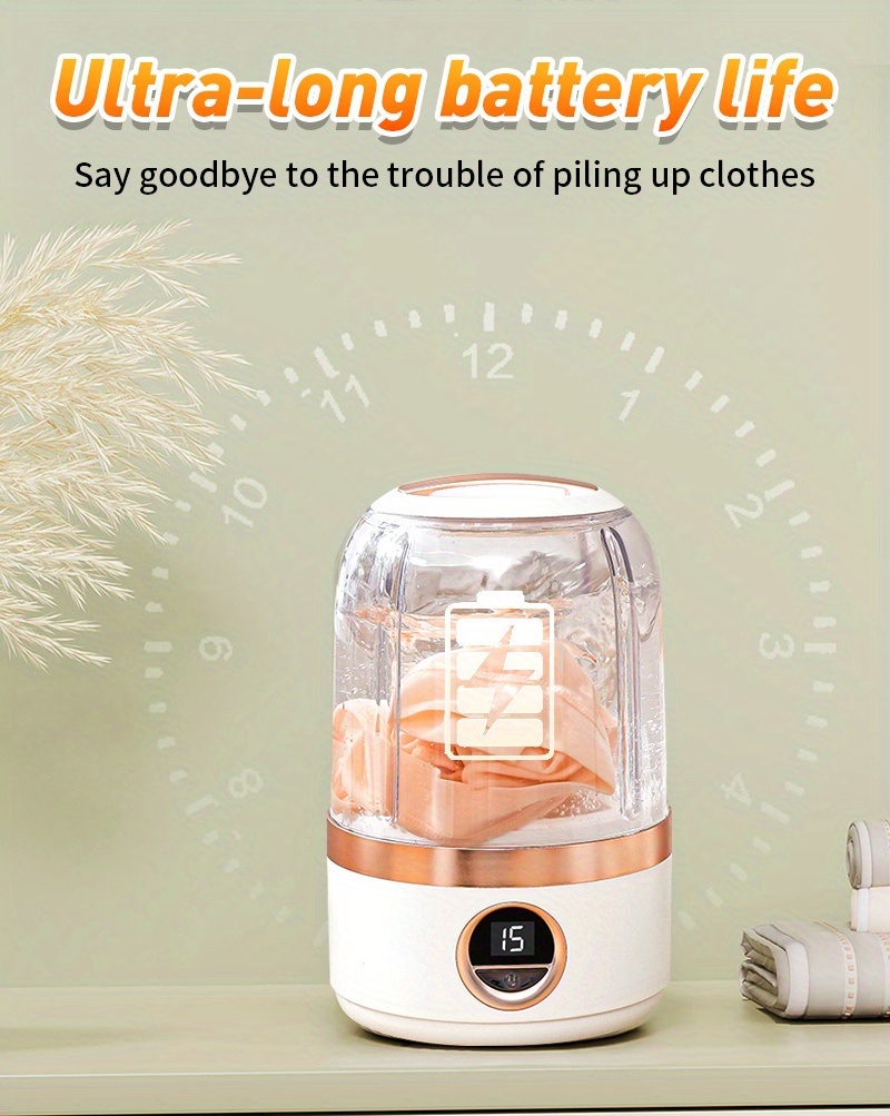 portable mini washing machine delicate clothes usb Temu