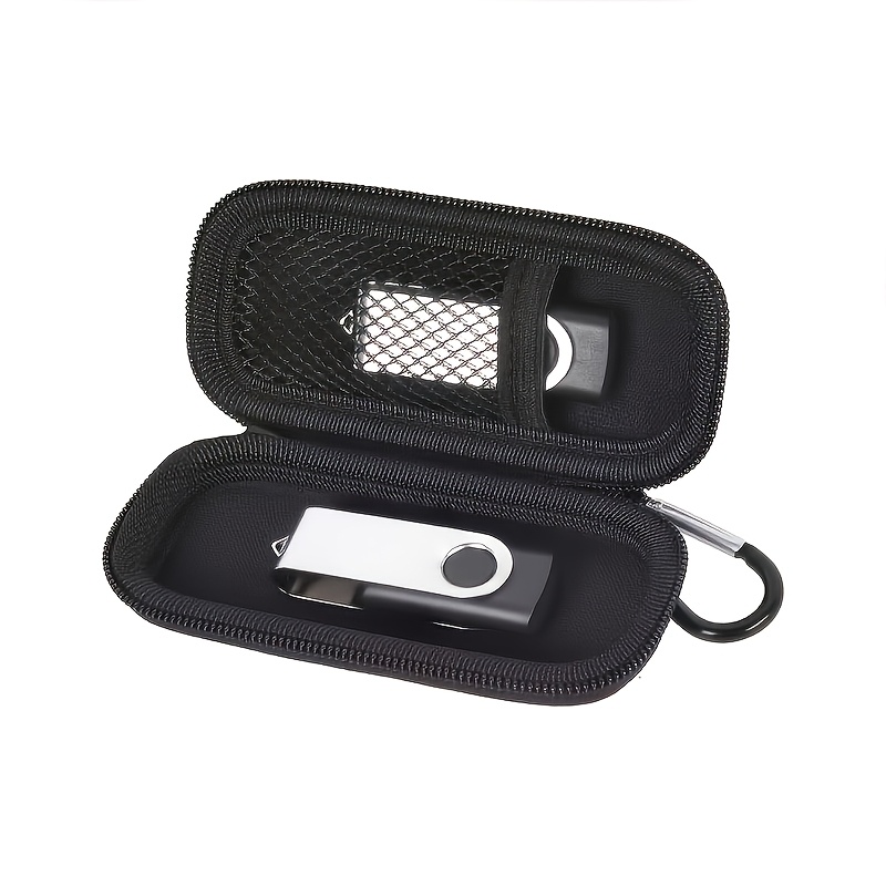 TEMU Eva Storage Box, Shock-proof And Scratch-resistant Usb Drive Storage Box, Sd/tf Game Card Storage, Portable Handbag, Suitable For Business Trips
