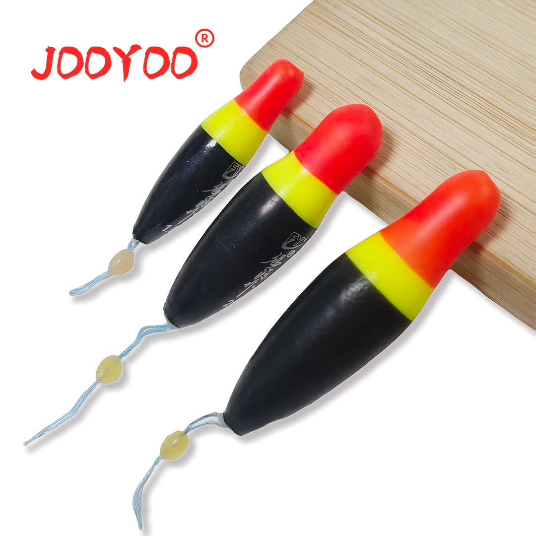 TEMU 3pcs Micro Fishing Floats Set - High-visibility Fishing Bobbers, Mini Long Floats Compatible For Carp/seabass/rock Fishing, Professional Apo